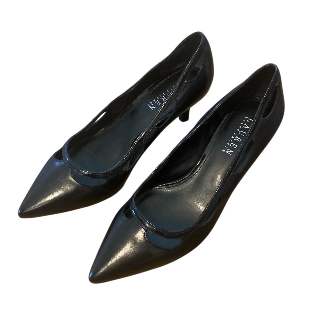 Lauren Ralph Lauren Shiny Black Heels